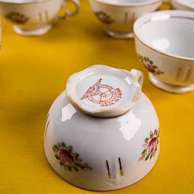 Vintage Coffee Service for 6 from EMS, Japan, Set of 15 For Sale - Image 10 of 12