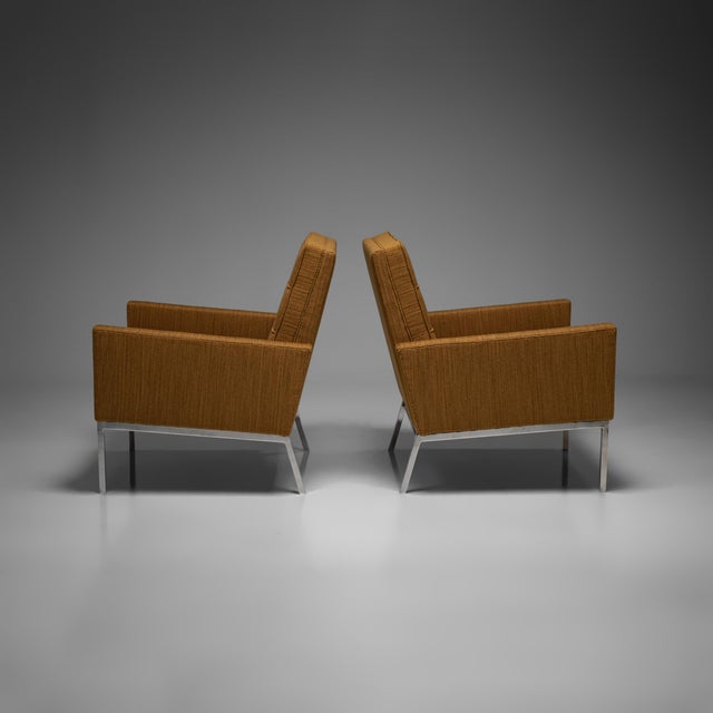 Model 65A Rolex Lounge Chairs by Florence Knoll for Knoll, USA, 1960s, Set of 2 For Sale - Image 4 of 15
