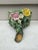 Late 19th Century French Majolica Rose & Daisy Sconce For Sale - Image 4 of 9