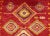 Tribal Turkish Konya Rug With Diamond Design in Beautiful Royal Red Background For Sale - Image 4 of 13