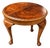 Art Deco Burr Walnut Round Pie Crust Coffee Table For Sale