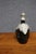 Green Mid 20th Century Rococo Danish Emerald Green Glass Flask With Ornate Pewter Overlay For Sale - Image 8 of 10