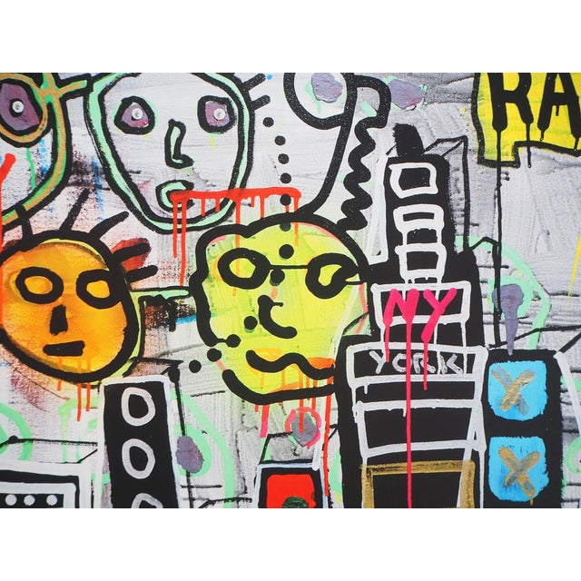Paul Kostabi, Family Portrait in NY, Giclee Print For Sale - Image 4 of 7