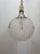 Angelo Brotto 1960s Round Glass Globe Chandelier For Sale - Image 4 of 5