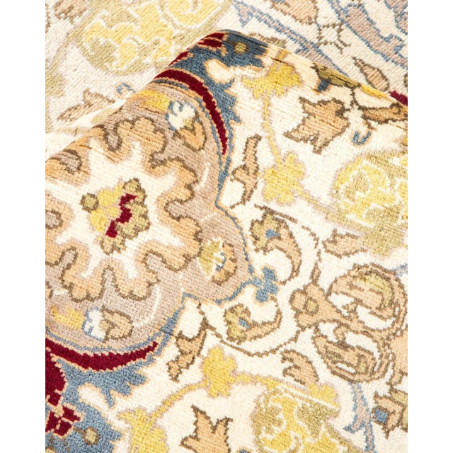 Textile Mogul, One-of-a-Kind Hand-Knotted Area Rug - Ivory, 6' 1" x 13' 1" For Sale - Image 7 of 8