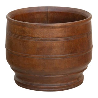 Antique Round Shape Colonial Kitchen Bowl For Sale
