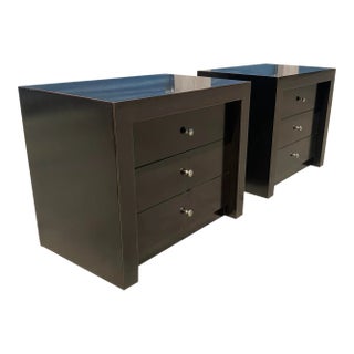 Modern Set of Nightstands-Pair For Sale