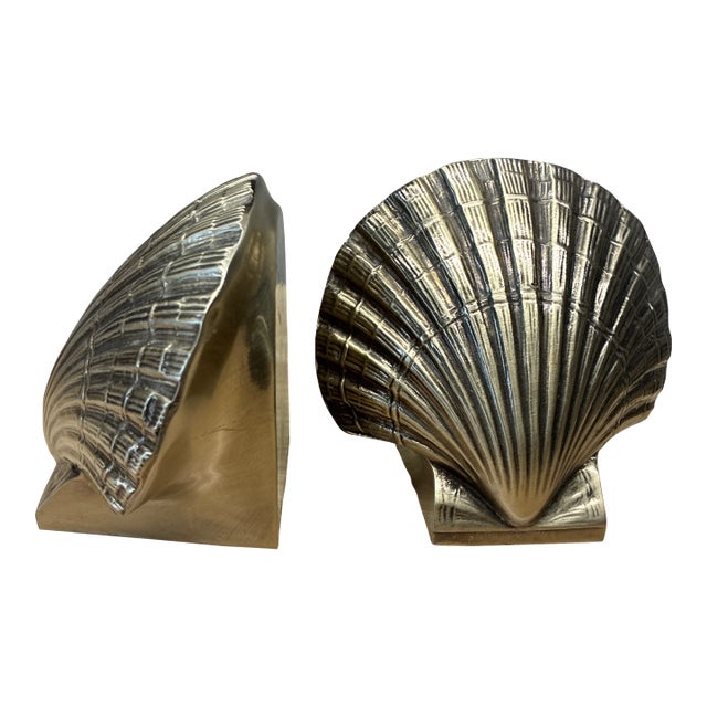 PMC Brass Shell Bookends For Sale