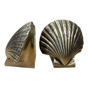 PMC Brass Shell Bookends