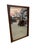 Mid-Century Modern Framed Wall Mirror With Sculpted Wood Frame For Sale - Image 4 of 8