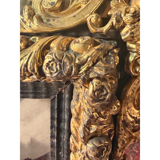 French Napoleon III Mirror with Gilt-Metal Mounts, France, Circa 1860–1880 This exceptional French Napoleon III mirror...