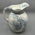 Large Antique Blue and White Vase Earthenware Pitcher from Royal Doulton, England, 1891 For Sale - Image 18 of 18