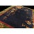 Textile 1920s Navy Blue Floral Vase Antique Chinese Art Deco Carpet 8' 10" X 11' 6" Rug For Sale - Image 7 of 8