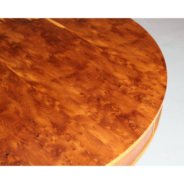 Wood Mid-Century Drum Yew Dining Table by Robert Heritage for Archie Shine, 1950s For Sale - Image 7 of 14