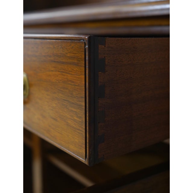 Wood Country Chippendale Hand Crafted Walnut Cupboard For Sale - Image 7 of 18