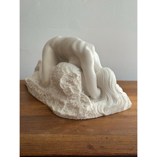 White Vintage Italian Arnaldo Giannelli Figurative Female Nude Sculpture For Sale - Image 8 of 13