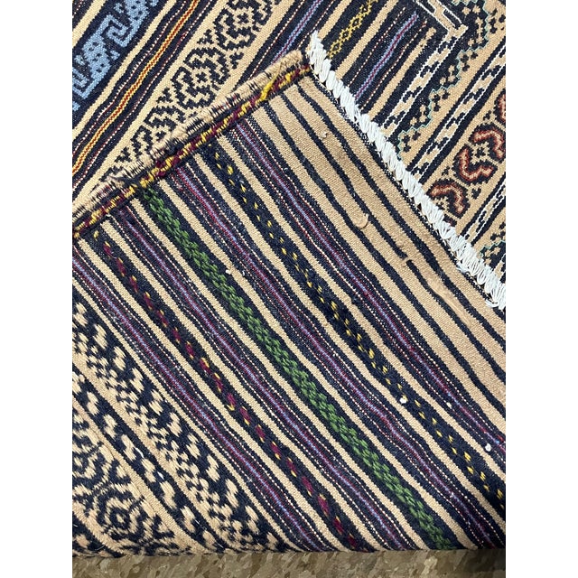 Vintage Handwoven Persian Kilim Rug 2'11" X 4'8" For Sale - Image 4 of 6