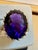 Approximately 11 Carat Beautiful Amethyst Cocktail Ring in 14 Karat Yellow Gold Size 5.25 This is a Beautiful Cocktail...