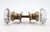 Early 20th Century Antique Octagon Clear Glass Door Knobs For Sale - Image 5 of 7