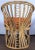 Mid-Century Circle Sided Rattan Armchairs - a Pair For Sale - Image 17 of 18