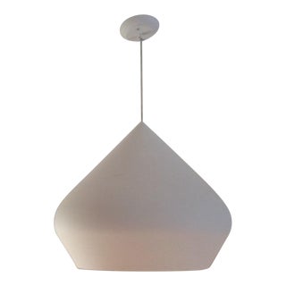 Modern White Hanging Light For Sale