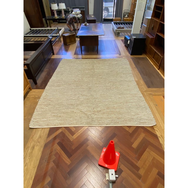 Serena & Lily Metallic Suede & Hemp Rug | Chairish (640 x 640 Pixel)