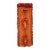 1970s Vintage Handmade Wool Cotton Orange Red High Pile Runner Rug For Sale