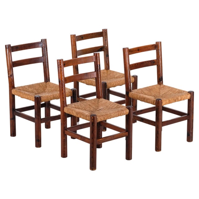 Vintage Pine Chairs, 1960s, Set of 4 For Sale - Image 13 of 13