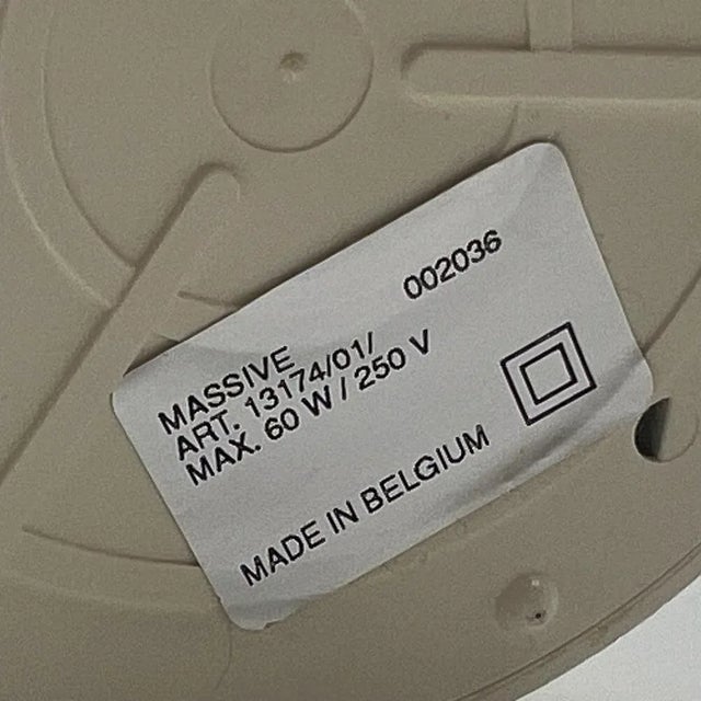 Vintage Space Age Mushroom Table Lamp from Massive Belgium, 1970s For Sale - Image 9 of 11