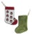 Christmas Wreath Needlepoint Stocking, Large For Sale