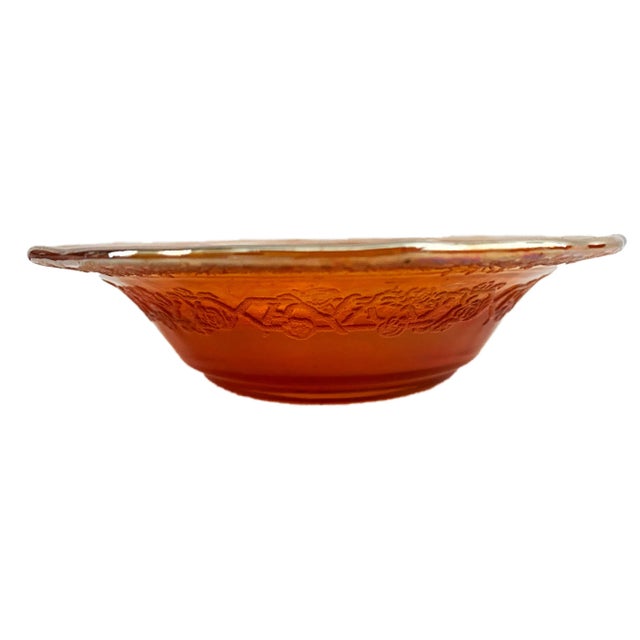 1940s 1940s Carnival Glass Marigold Bowls - Set of 6 For Sale - Image 5 of 6