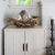 1980s Folk Art Oversized Driftwood Boat Sculpture or Basket For Sale - Image 5 of 13