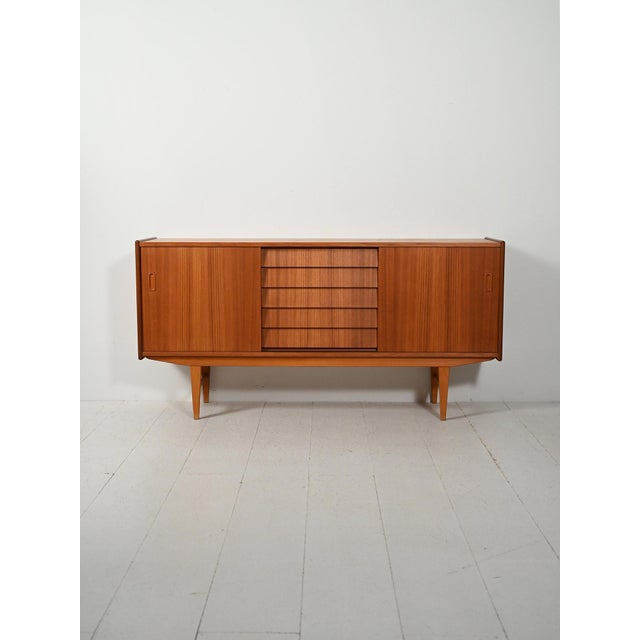 Scandinavian Teak Sideboard from Nils Jonsson, 1960s For Sale - Image 12 of 12