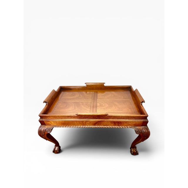 1940s 1940s Reprodux Tray Table From England For Sale - Image 5 of 9