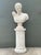 Sculpture Materials Vintage Faux Coral Cast Plaster Bust of Hermes on Pedestal For Sale - Image 7 of 12