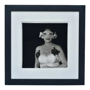 Diane Arbus Original Photograph, Lady at a Masked Ball, 1972