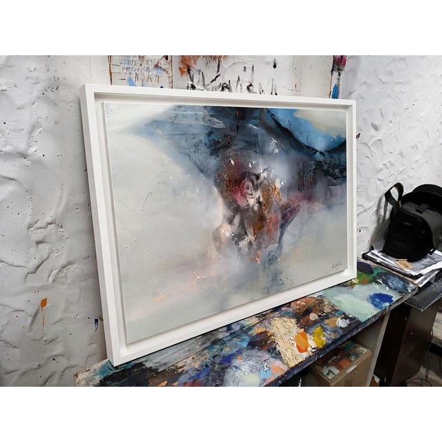 In Pressure of Becoming, the image does not emerge fully formed—it is excavated. The painting unfolds as a site of slow...