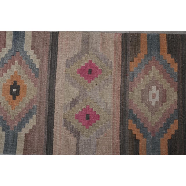 Vintage Turkish Long Kilim Runner Rug 2'7'' X 20'12'' For Sale In Philadelphia - Image 6 of 13