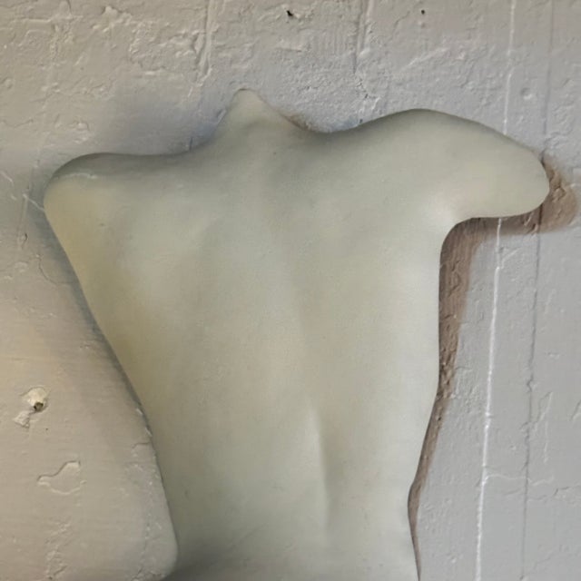 Mid 20th Century Classical Greek/Roman Female Backside Torso Half-Shell Relief Sculpture For Sale - Image 4 of 6