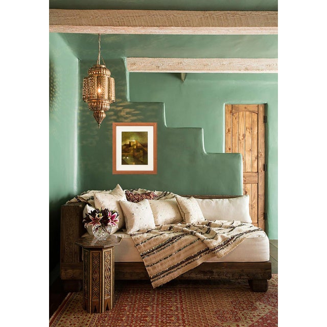 Abstract Chiaroscuro Landscape, Oil on Canvas Painting by Francois Gentilini, 1976 For Sale - Image 11 of 15