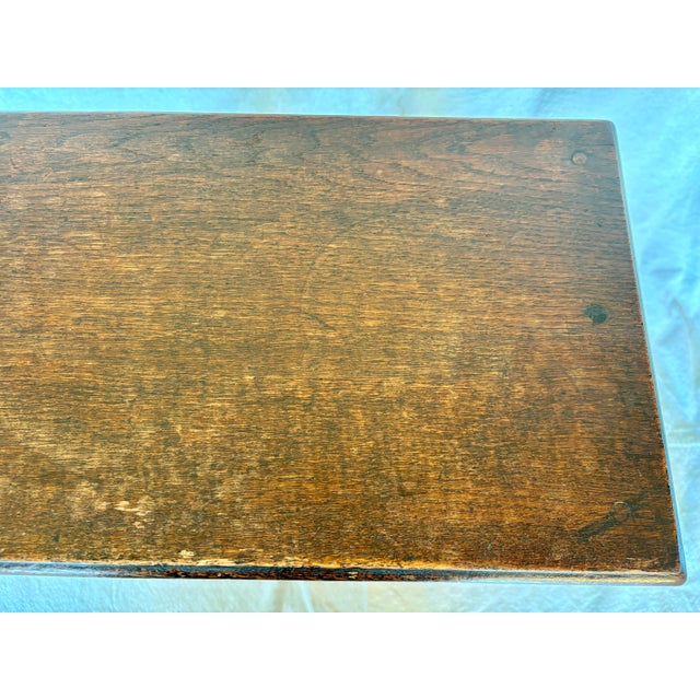 18th Century English Oak Joint Stool For Sale - Image 9 of 12