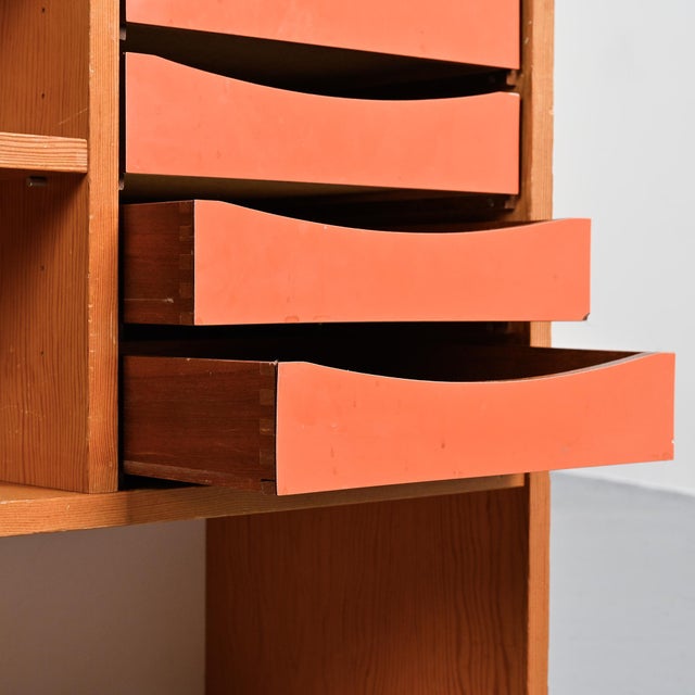 Shelving Unit by Pierre Guariche for Negroni, La Plagne, 1960s For Sale - Image 10 of 16
