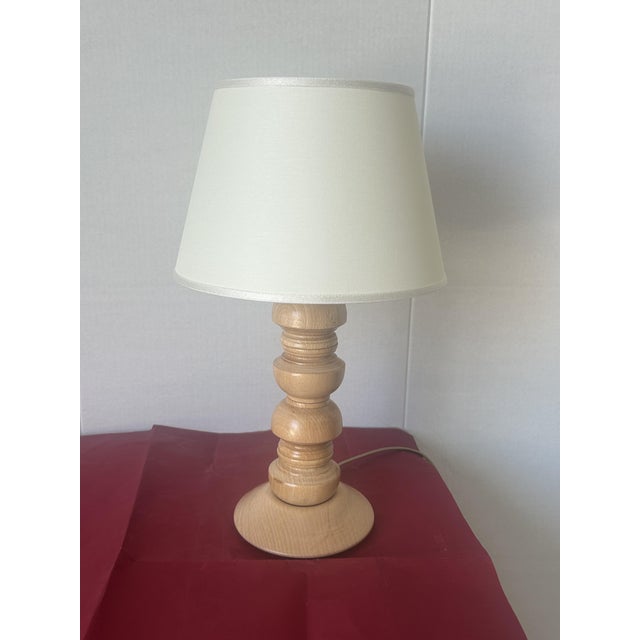 Wooden Lamps, 1970s, Set of 2 For Sale - Image 6 of 6