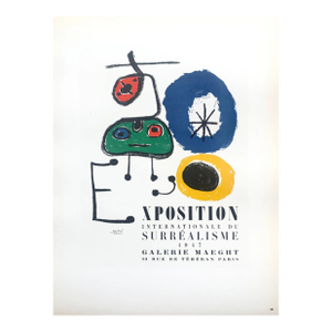 Miro Lithograph 48 Expo Du Surrealisme Art in Posters