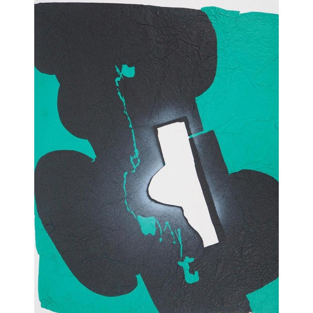 Modern Ladislas Kijno, Le Temps Maintenu Vert, Screenprint, 20th Century For Sale - Image 3 of 7