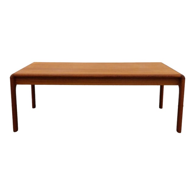 Vintage Mid Century Modern Teak Coffee Table by O'Donnell For Sale