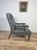 Antique Library Chair in Leather, 1860s For Sale - Image 3 of 6
