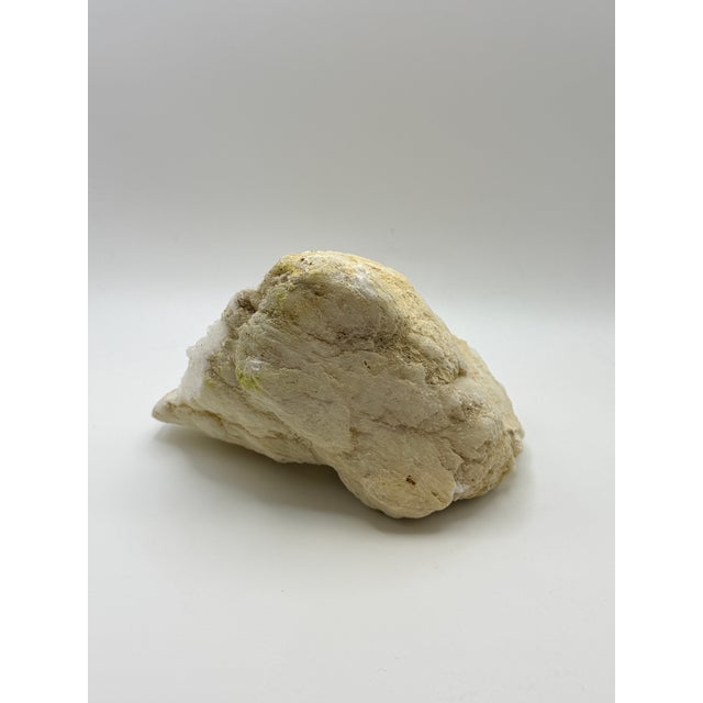 Mid-Century Modern 1990s Natural Quartz Crystal Geode Specimen — Large Split Cluster Display For Sale - Image 3 of 6