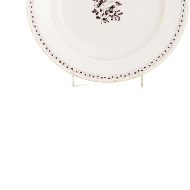 19th Century Earthenware Plates, Viana, Set of 2 For Sale - Image 3 of 6