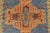 1990s Rustic Balochi Blue/Beige Wool Rug - 3'11''x6'0'' For Sale - Image 5 of 10